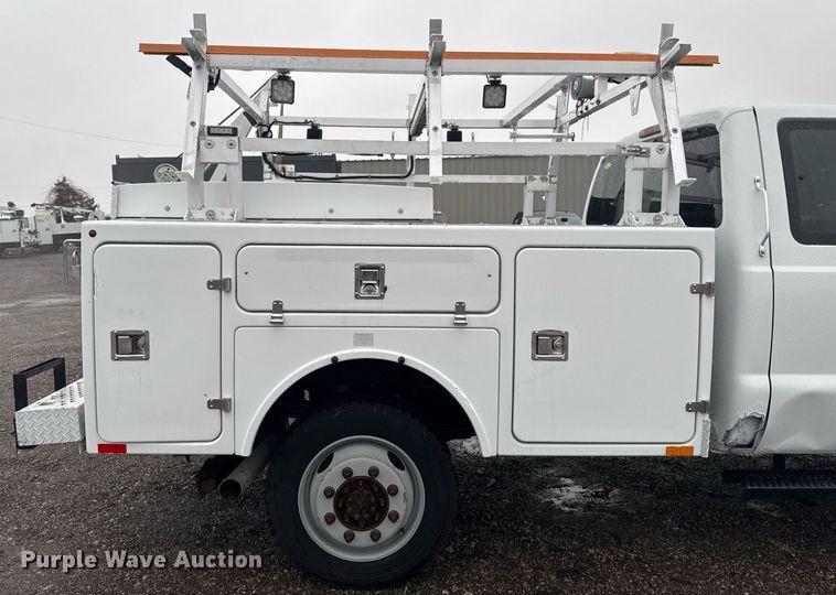 image for item EG2425 2011 Ford F350 Super Duty SuperCab utility bed pickup truck