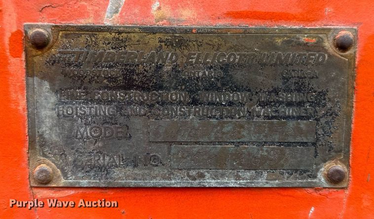 image for item EG7115 Timberland Ellicott limited SW0-1-300FR winch