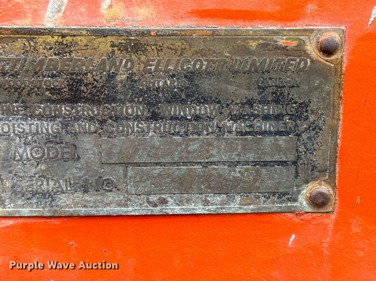 image for item EG7115 Timberland Ellicott limited SW0-1-300FR winch