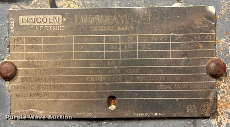 image for item EG7124 Lincoln Electric CF6P200T64Y electric motor
