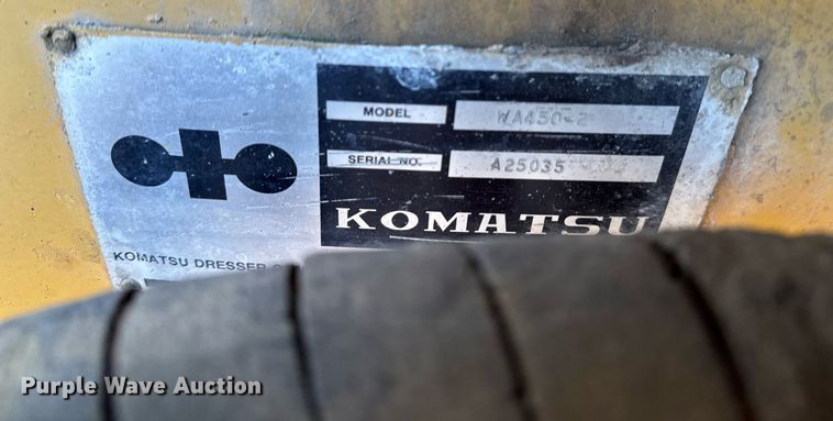 image for item EG7126 1990 Komatsu WA450-2 wheel loader