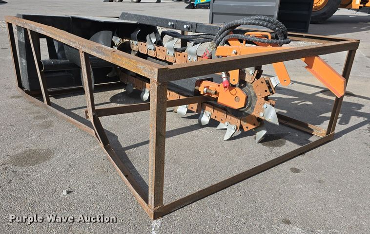 image for item EH8518 2024 Mower King ECSSCT72 skid steer trencher