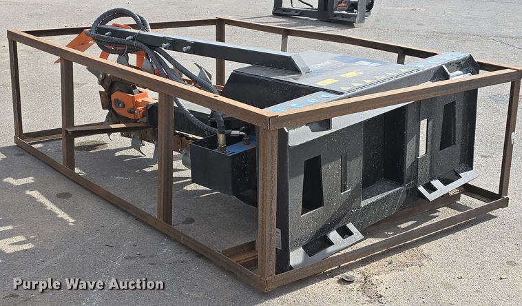 image for item EH8518 2024 Mower King ECSSCT72 skid steer trencher