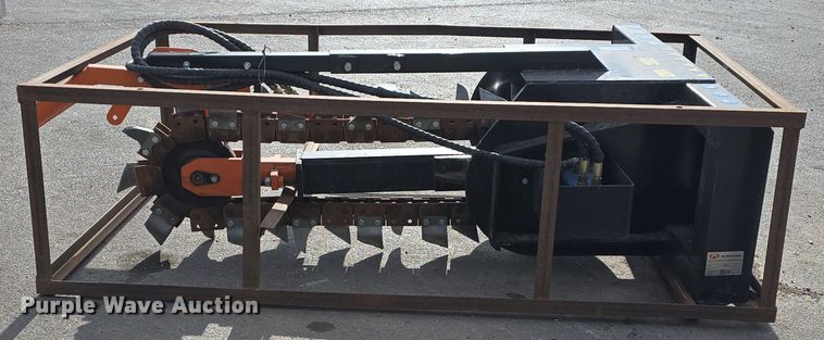 image for item EH8518 2024 Mower King ECSSCT72 skid steer trencher