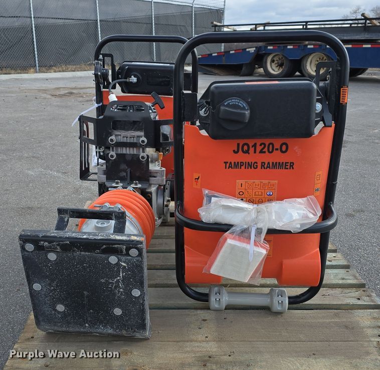 image for item EH8521 (2) JQ Power JQ120-O plate compactors