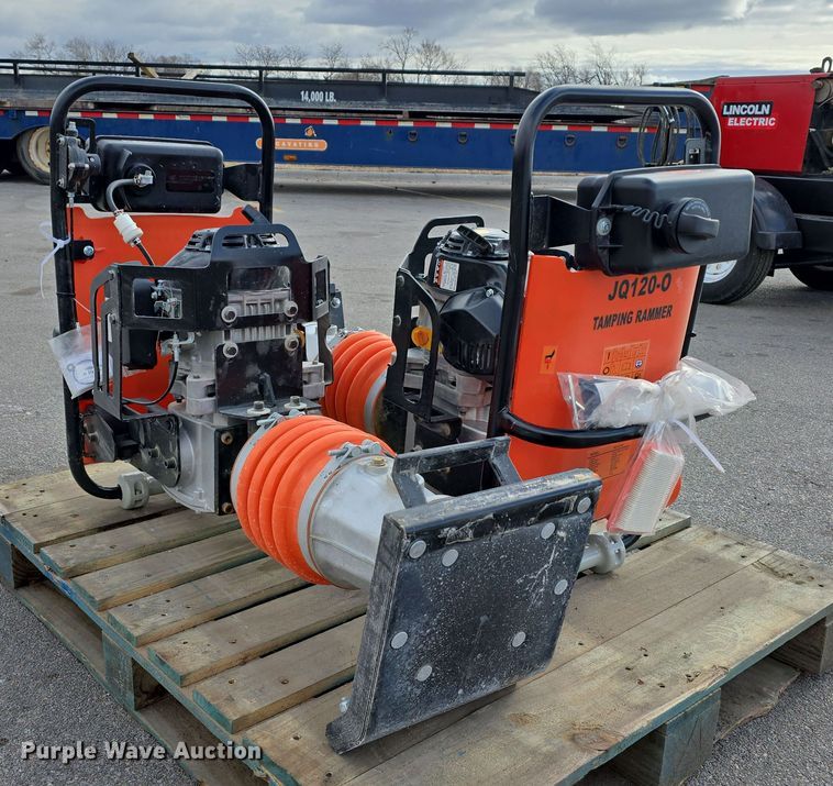 image for item EH8521 (2) JQ Power JQ120-O plate compactors