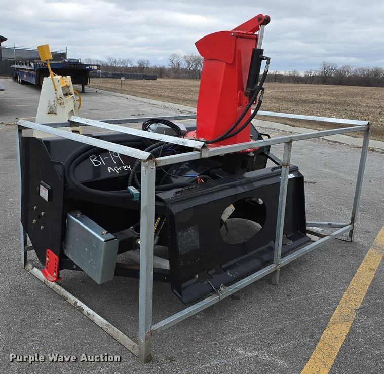 image for item EH8524 2023 Landy HSB72 skid steer snow blower