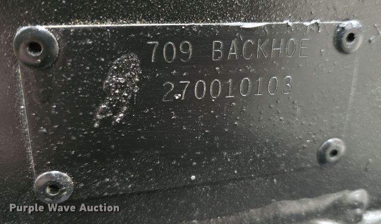 image for item EH8527 Bobcat 709 skid steer backhoe