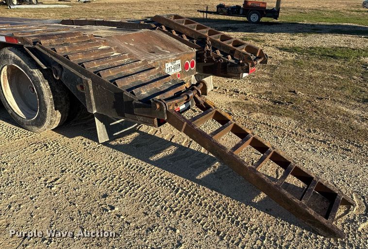 image for item EJ3457 1988 Holden HLB36225 drop deck equipment trailer