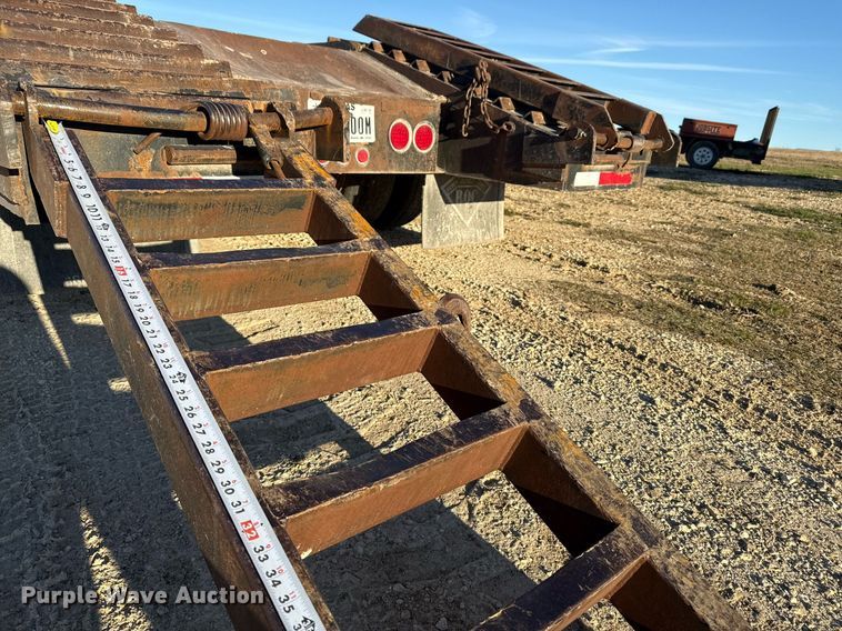 image for item EJ3457 1988 Holden HLB36225 drop deck equipment trailer