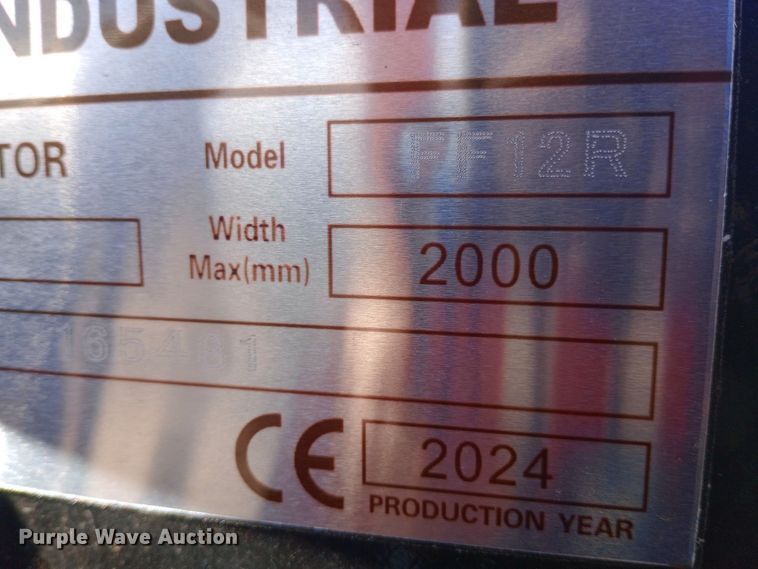 image for item EN8672 2024 FF Industrial  FF12R mini excavator