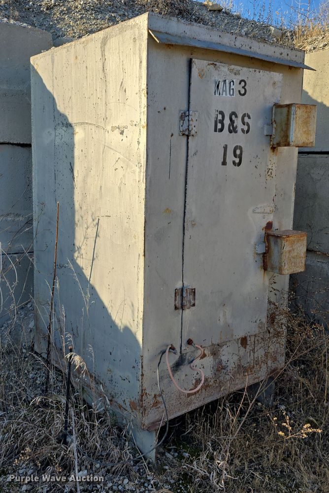 image for item LX9024 (2) explosive ordinance containers