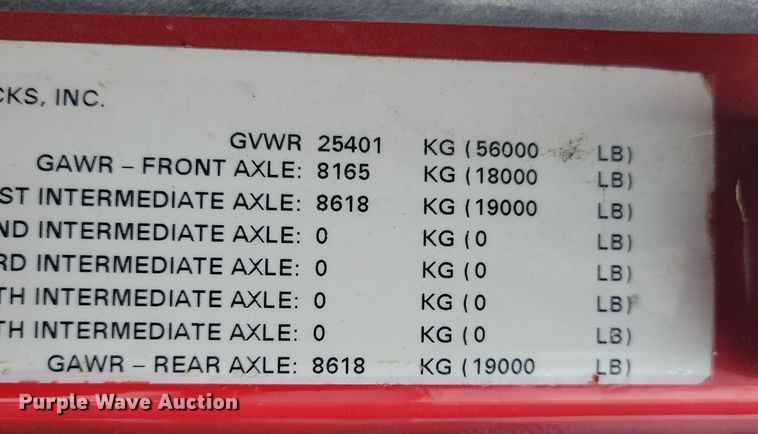 image for item OH9474 2018 Mack Granite GU700 dump truck