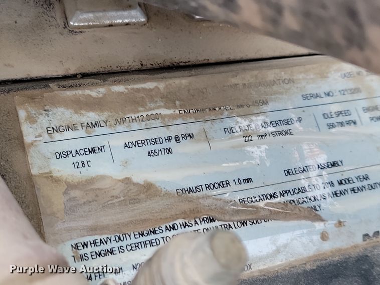 image for item OH9490 2019 Mack Granite GU700 dump truck