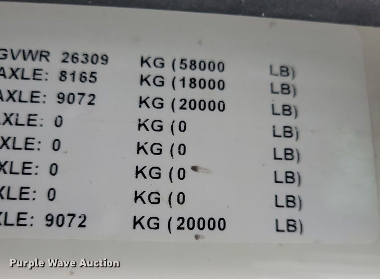 image for item OH9490 2019 Mack Granite GU700 dump truck