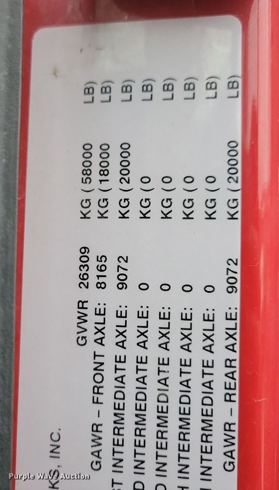 image for item OH9491 2018 Mack Granite GU700 dump truck