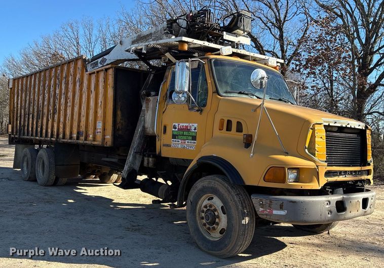 image for item OK9483 2002 Sterling grapple crane truck