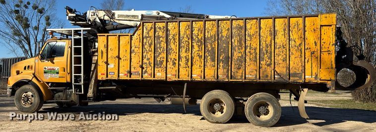 image for item OK9483 2002 Sterling grapple crane truck