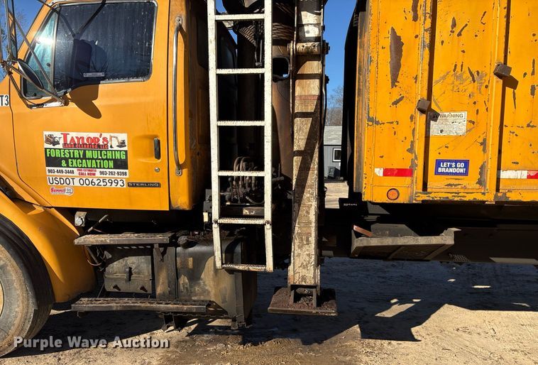 image for item OK9483 2002 Sterling grapple crane truck