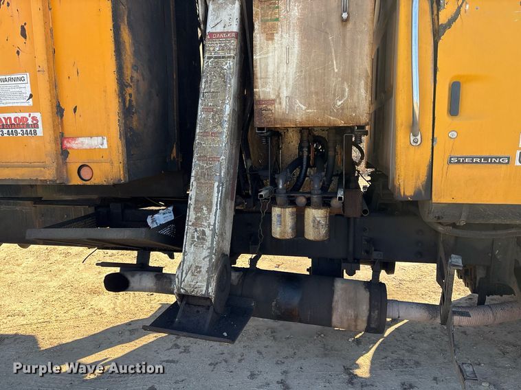 image for item OK9483 2002 Sterling grapple crane truck