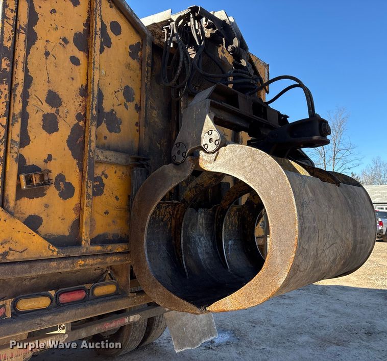 image for item OK9483 2002 Sterling grapple crane truck