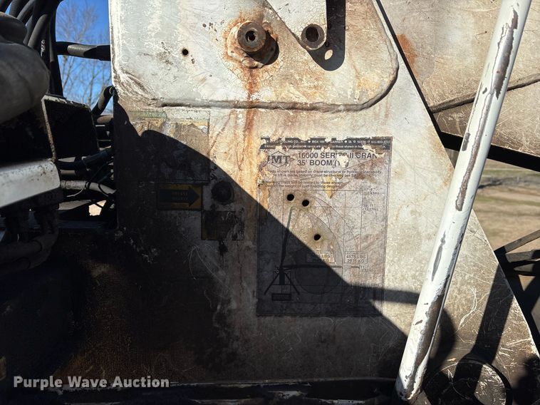 image for item OK9483 2002 Sterling grapple crane truck