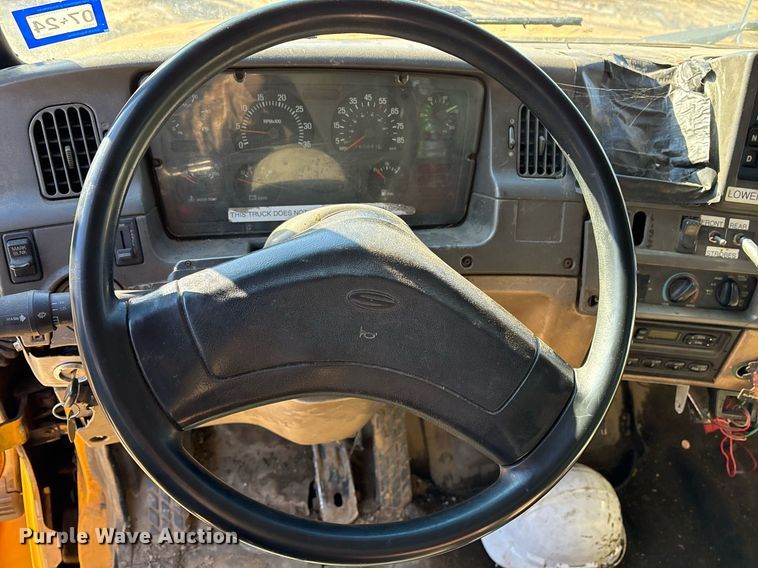 image for item OK9483 2002 Sterling grapple crane truck