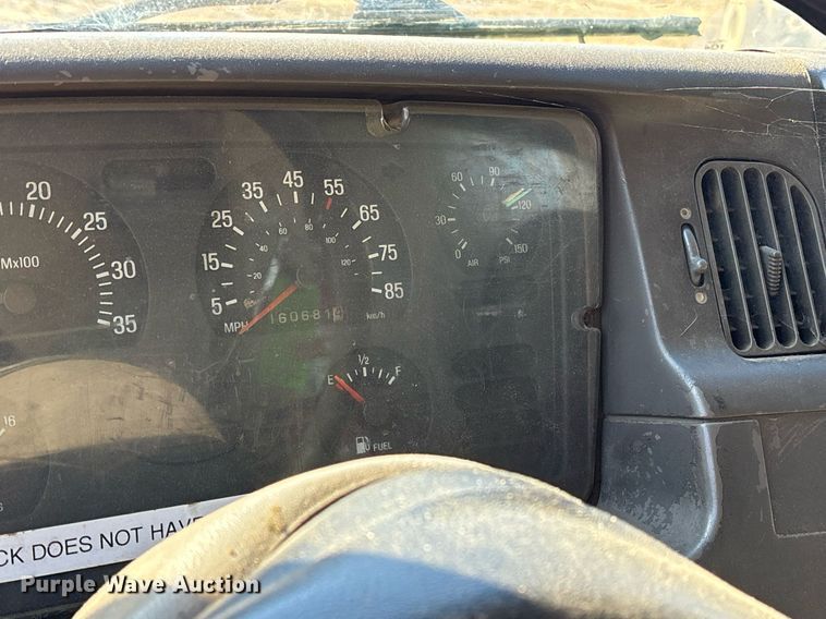 image for item OK9483 2002 Sterling grapple crane truck