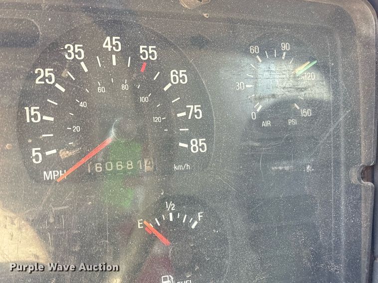 image for item OK9483 2002 Sterling grapple crane truck