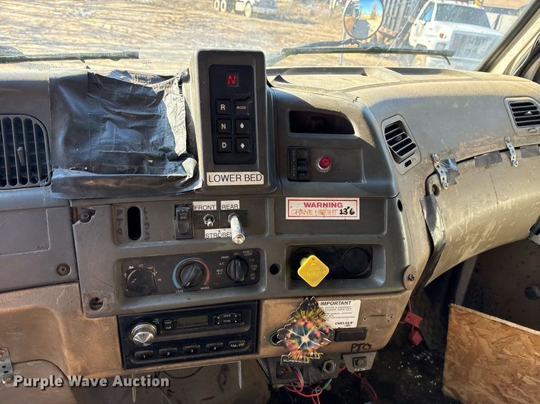 image for item OK9483 2002 Sterling grapple crane truck