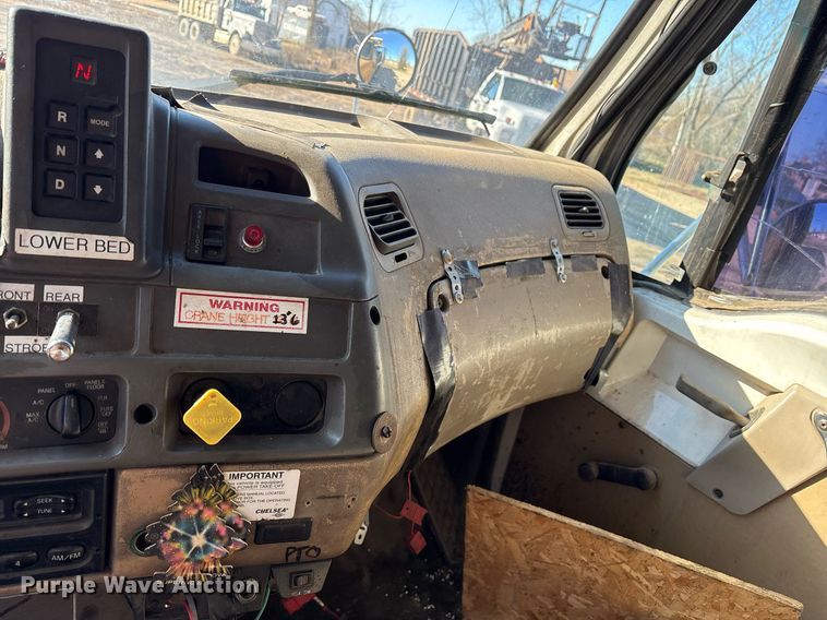 image for item OK9483 2002 Sterling grapple crane truck