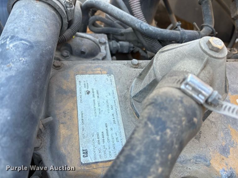 image for item OK9483 2002 Sterling grapple crane truck