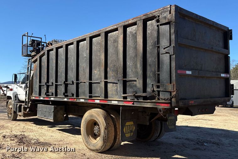 image for item OK9484 1999 GMC Kodiak C7500 grapple crane truck