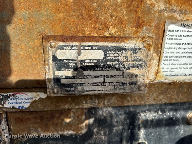 image for item YA0162 2006 Mack CV713 Granite roll-off container truck