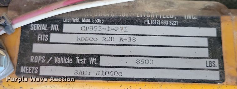 image for item DN3666 1991 Rosco RB-38 broom