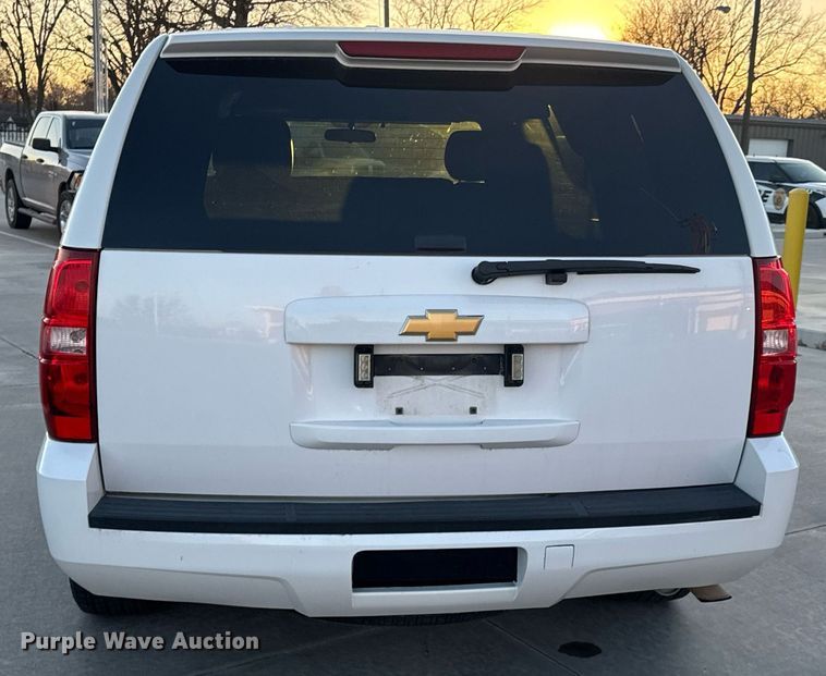 image for item DO0185 2012 Chevrolet Tahoe Police SUV