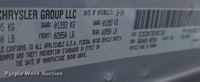 image for item DO7735 2014 Dodge Charger Police 