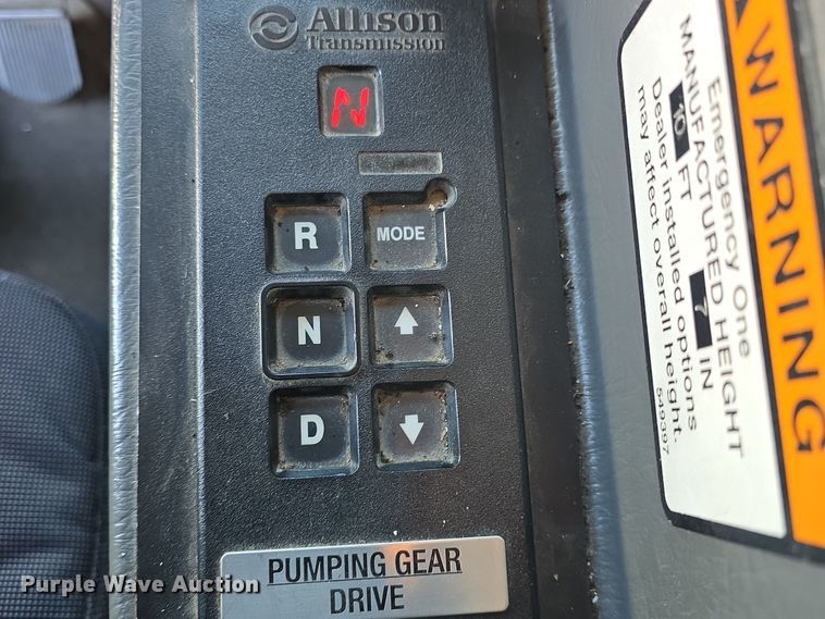 image for item DO7737 2002 Emergency One pumper fire truck