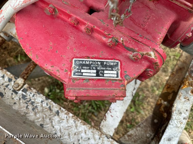 image for item DR2731 1966 Ford F600 pumper fire truck