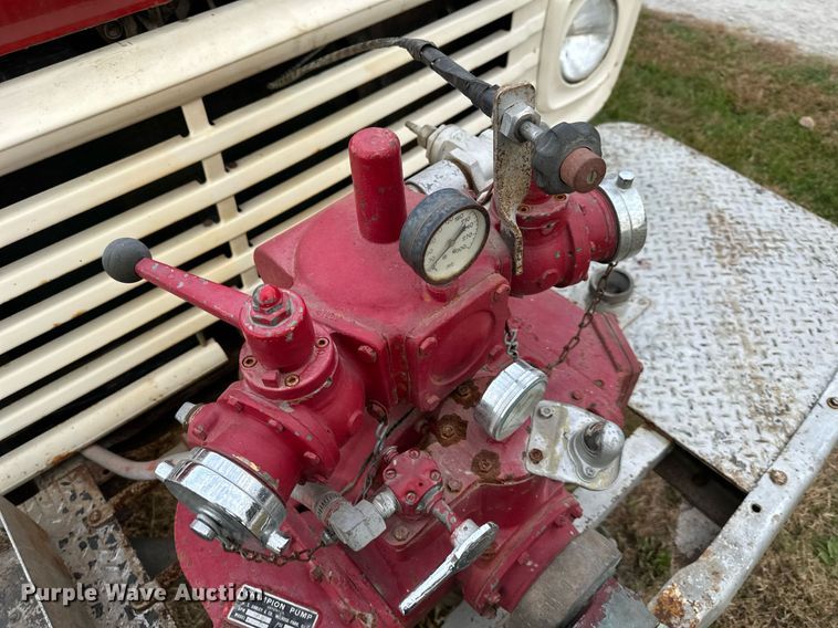 image for item DR2731 1966 Ford F600 pumper fire truck