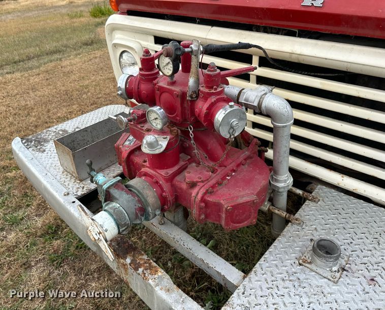 image for item DR2731 1966 Ford F600 pumper fire truck