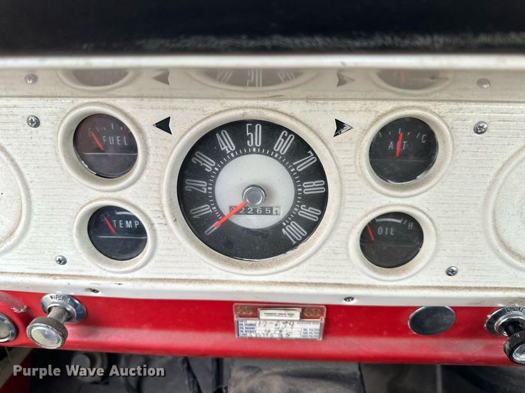 image for item DR2731 1966 Ford F600 pumper fire truck