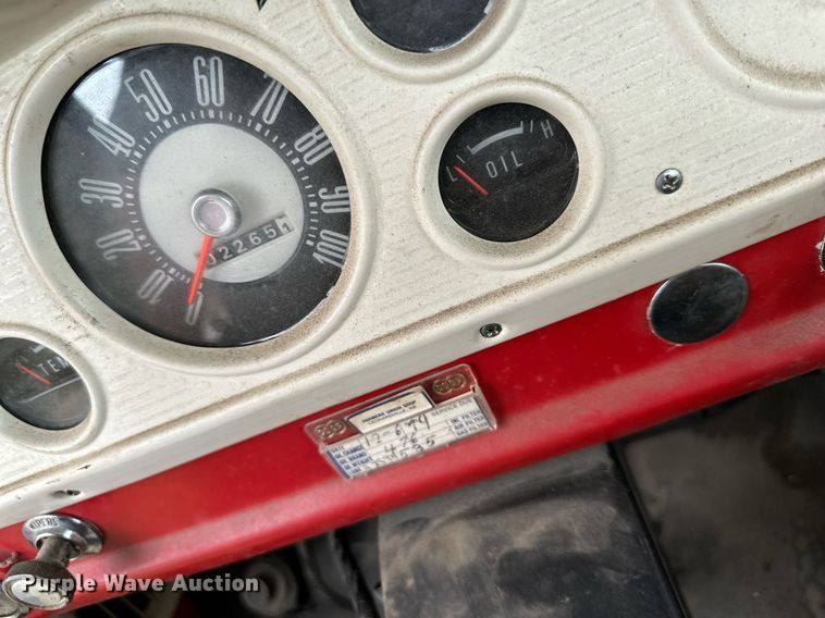 image for item DR2731 1966 Ford F600 pumper fire truck