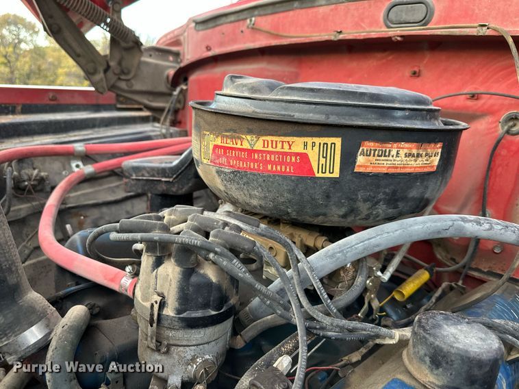 image for item DR2731 1966 Ford F600 pumper fire truck