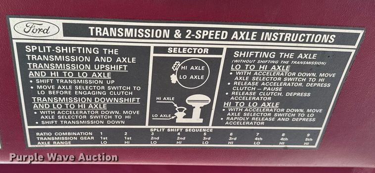 image for item EG7117 1981 Ford F826 pumper fire truck