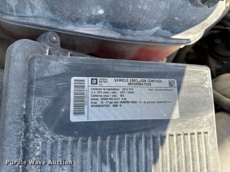 image for item EG7123 2013 Chevrolet Silverado 1500 Ext. Cab pickup truck