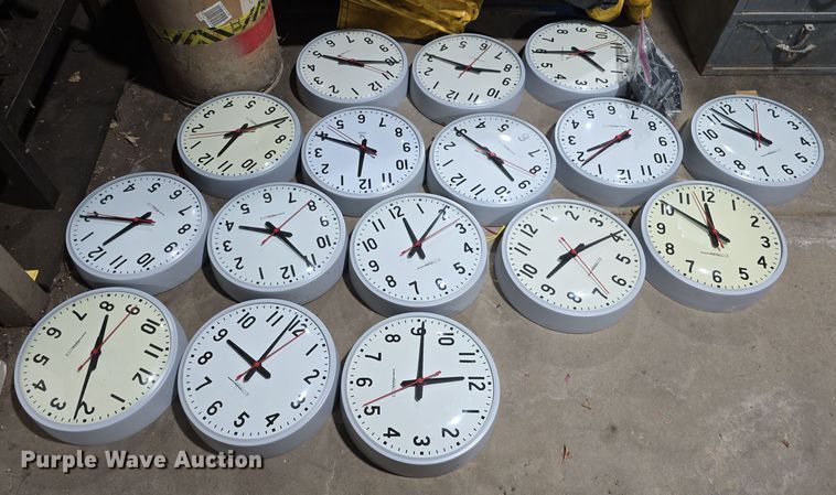 image for item EH8510 Approximately 100 National Time clocks