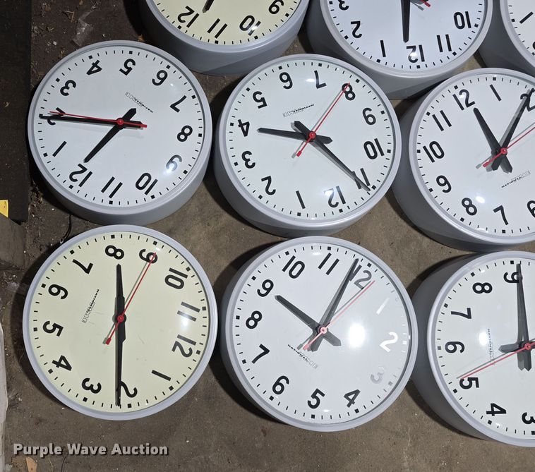 image for item EH8510 Approximately 100 National Time clocks