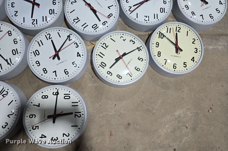 image for item EH8510 Approximately 100 National Time clocks
