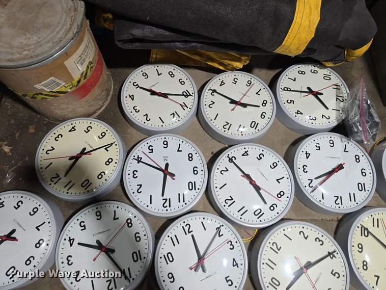 image for item EH8510 Approximately 100 National Time clocks
